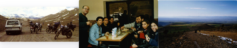 Eu e os meus companheiros de viagem em 1997